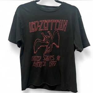 Led Zeppelin Black Graphic T-Shirt